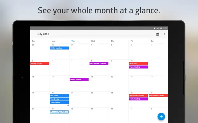 Calendar android App screenshot 0