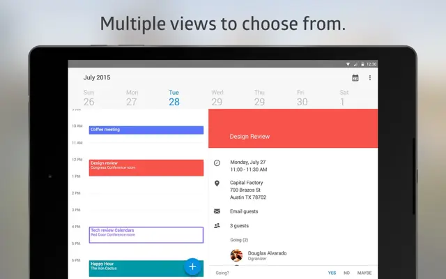 Calendar android App screenshot 1