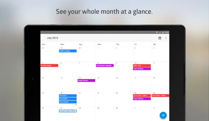 Calendar android App screenshot 4